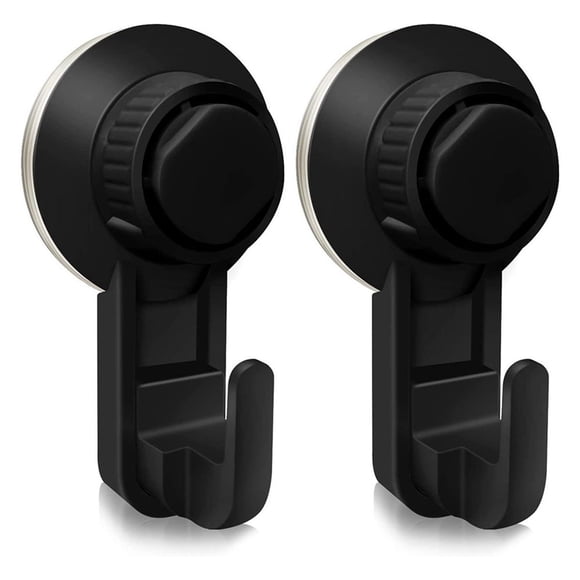 PIX-LINK 2 ganchos de ventosa, ganchos de baño con ventosa, ganchos de baño, ganchos de pared de vacío para toallas, ganchos de ducha impermeables PIX-LINK Gancho, gancho pegajoso
