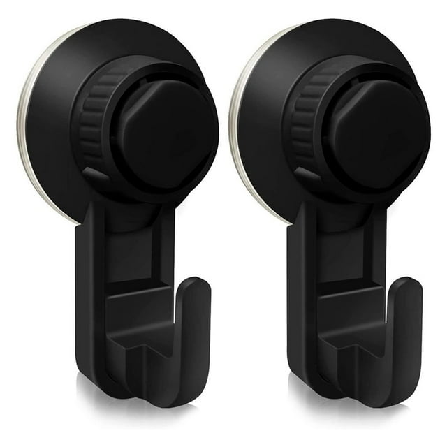 PIX-LINK 2 ganchos de ventosa, ganchos de baño con ventosa, ganchos de baño, ganchos de pared de vacío para toallas, ganchos de ducha impermeables PIX-LINK Gancho, gancho pegajoso