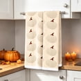 thumbnail image 5 of Dalxymotic Fall Pumpkin Kitchen Towel, Set of 2 Absorbent Decorative Hand Towels, Seasonal Farmhouse Linen Pumpkin Decor, Kitchen Towels for Counter, Home, Table, Farmhouse, Indoor, 5 of 6