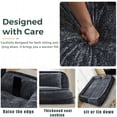 thumbnail image 6 of Oversize Human Dog Sofa Bed for Adult & Pets,Lazy Sofa with 5 Adjustable Position,Comfy Upholstered Loveseat with Pillows for Living Room Bedroom, 6 of 8