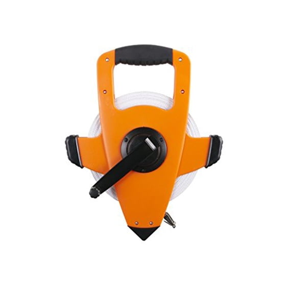 Keson OTRS18300 Fiberglass Measuring Tape with Hook, Speed Rewind (Graduations: ft, in. 1/8), 300-Foot