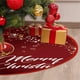 thumbnail image 4 of Falda para árbol de Navidad | Decoración navideña duradera con lentejuelas brillantes | Tamaños: 76 cm, 90 cm y 122 cm | Base para envolver regalos festivos para decoración navideña en casa o en la, 4 of 8