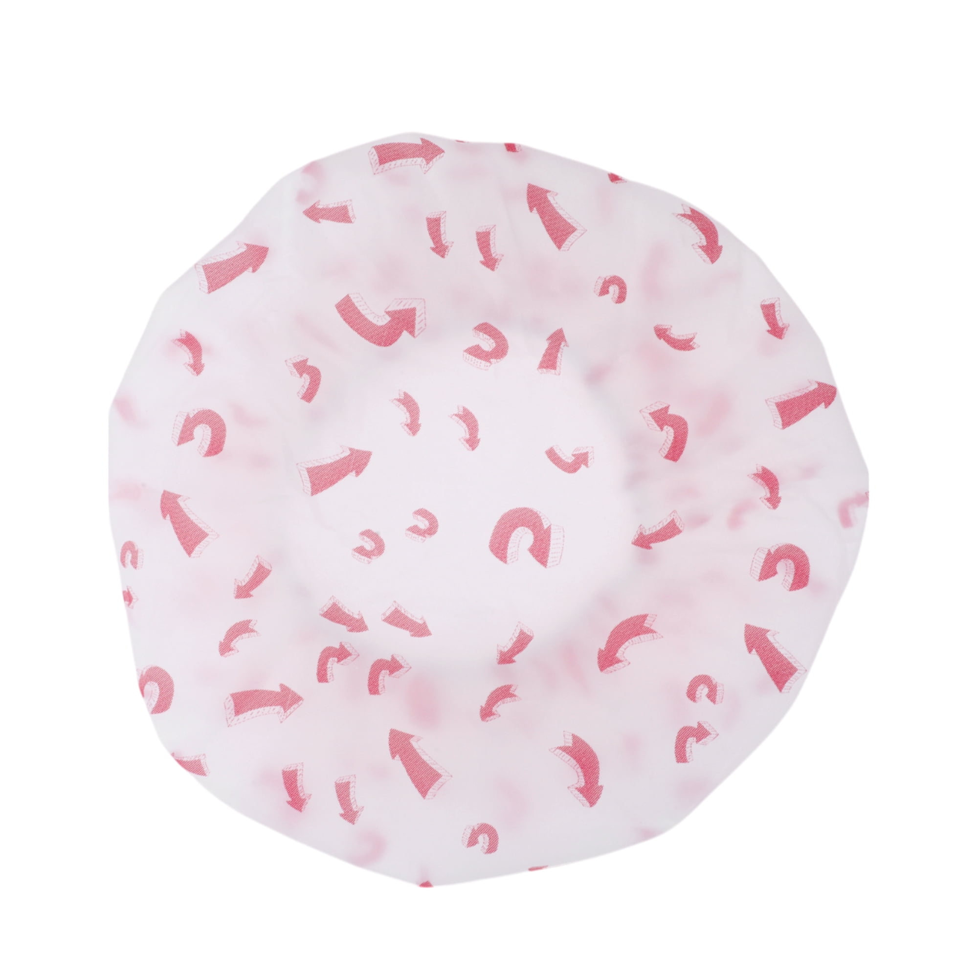 Unique Bargains Fish Single Layer Shower Cap 5 Pcs Red, White