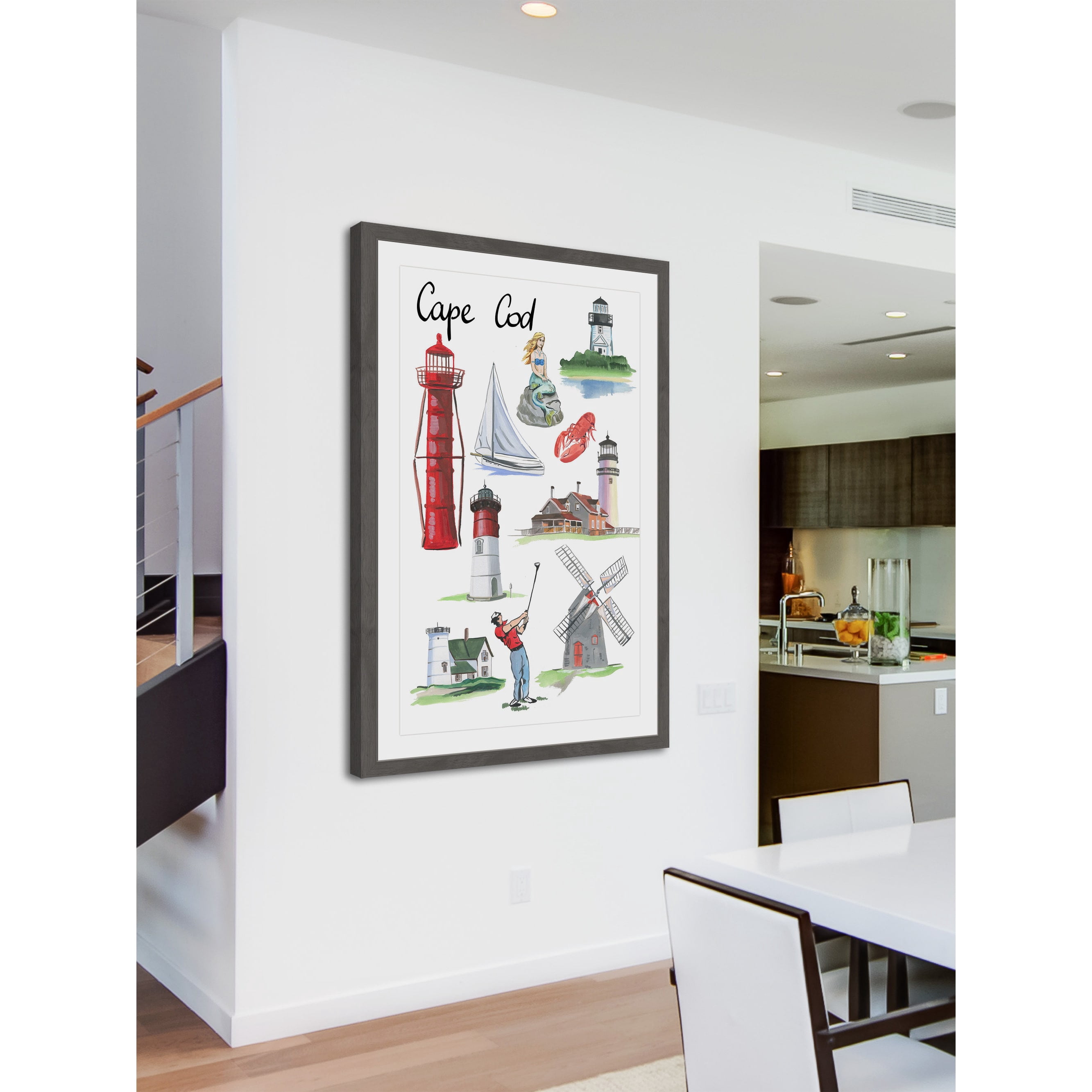 "Best of Cape Cod" Framed Painting Print