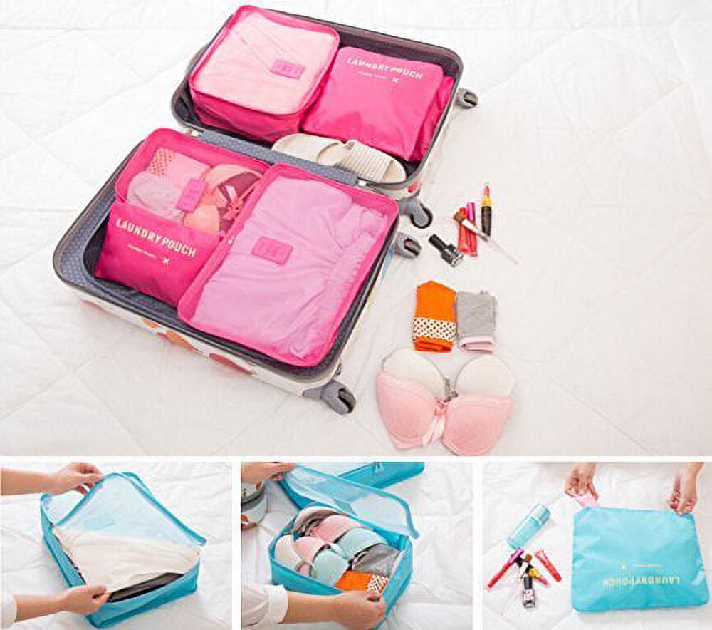 Travel Storage Bag Clothes Clothing Underwear Shoes Zipper Ziplock Bag  Luggage Organizer Packing Bag Waterproof Bag Baby Toddler Maternity Bag -  Temu France