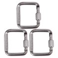 thumbnail image 1 of 3PCS Square Thread Outdoor Silver Climbing Kettle Buckle Camping Buckle, 1 of 3
