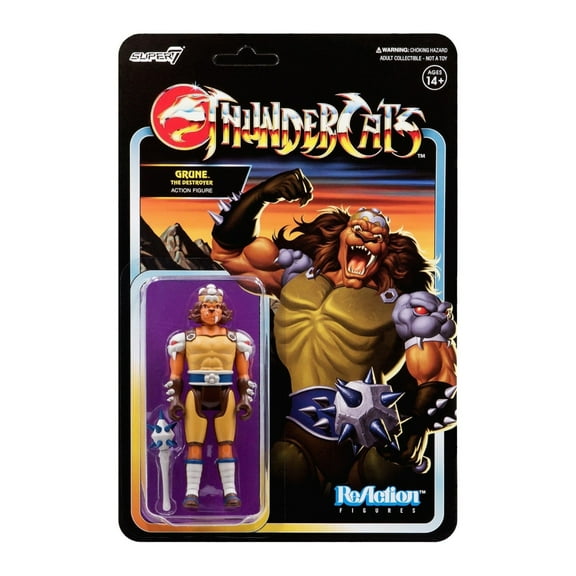 Super7 ThunderCats Grune The Destroyer ReAction Figure 3.75" Retro Collectible