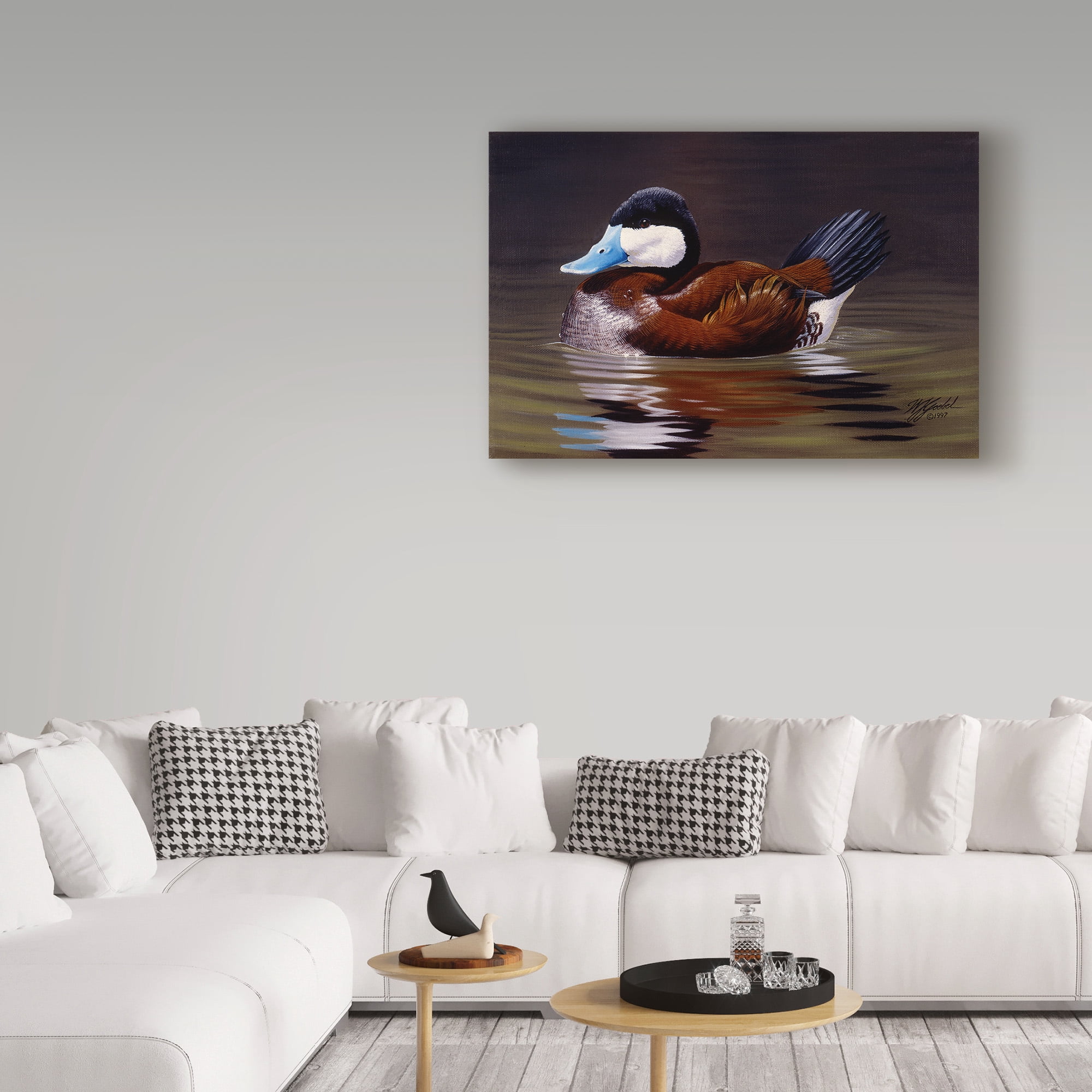 Trademark Fine Art 'Ruddy Duck' Canvas Art by Wilhelm Goebel