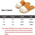 thumbnail image 4 of YAZI Cute Animal House Slippers for Women, Cozy Memory Foam Mens Slippers Soft Warm Slip, Anti-Skid Rubber Sole,Creative Gifts for Women Mom Girlfriend, 4 of 6