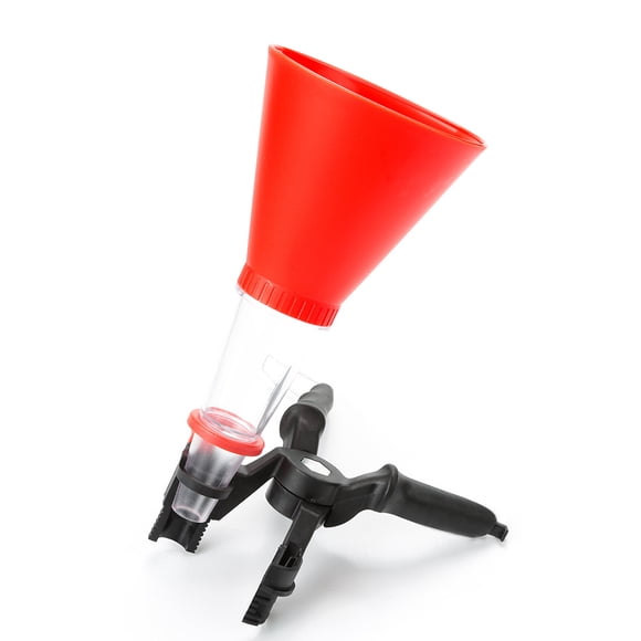 Riwcyla Car Engine Oil Funnel Kit Universal Spillproof Oil Filter Tool Set Adjustable Priming Funnel Filling Oil Charging System Device