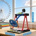 thumbnail image 6 of Motorized Pendulum Ride Building Blocks Set, Mechanical Swing Ride Model with Electric Drive, Amusement Park Display Construction Collectible Kit for Desk & Shelf Decor(2192 PCS), 6 of 7