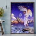 thumbnail image 2 of Cuadros Decorativos Kit de pintura de diamante de taladro redondo completo 5D Decoración de arte de mujer hermosa para adultos Ehuebsd Nuevos Originales, 2 of 9