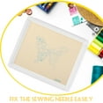 thumbnail image 6 of Embroidery Hoop for DIY Cross Stitch Frame Made of PVC White Color Easy to Assemble and Store, 6 of 7