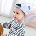thumbnail image 2 of Gyratedream Baby Boys Girls Cartoon Kitten Ear Baseball Cap Sun Hat, 2 of 4