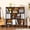 Retro Brown, variant on Wooden 8 Cube Book Shelf, l 3 Tier Bookshelf with Legs, Modern Open Storage Organizer,Boho Bookcase,Display Cabinet Shelf Free Standing Bookshelves for Bedroom,Living Room,Office