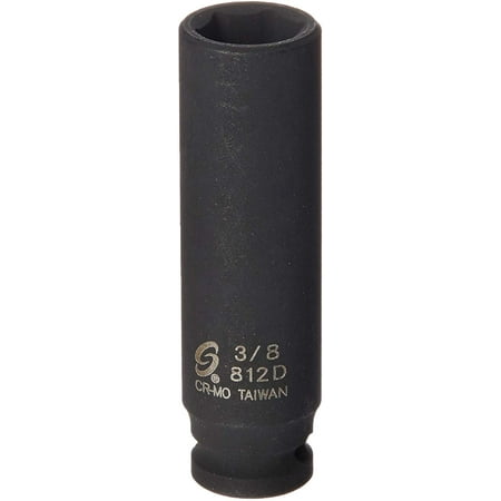 

Sunex Tools 812D - 1/4 Drive 3/8 Deep Impact Socket