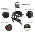 thumbnail image 3 of HLONK Climbing Harness Adjustable Thickness Half Body Harnesses for Fire Rescuing Caving Rock Climbing Rappelling Tree Protect Waist Safety Belts, 3 of 6