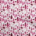 thumbnail image 1 of oneOone Cotton Silk Pink Fabric Tree Sewing Fabric By The Yard Printed Diy Clothing Sewing Supplies 42 Inch Wide, 1 of 4