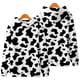thumbnail image 4 of Sudadera con capucha con estampado de vaca en blanco y negro para mujer y hombre, sudadera con capucha de manga larga con estampado 3D, sudadera con capucha original de moda, 4 of 4