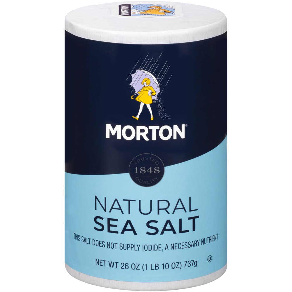 Morton Sea Salt, Natural AllPurpose, 26 Ounce