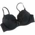 thumbnail image 6 of 4 PCS Womens Lace Bralette Wireless Full Coverage Push up Bras No Underwire Everyday Seamless Brassieres Multicolor, 36/80C, 6 of 6