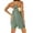 Green, variant on snowsong Jumpsuits For Women Bodysuit Tops For Women Women's Sleeveless Overalls Jumpsuit Casual Solid Summer Wide Leg Bib Pants Bottons Jumpsuit Shorts For Women Black L