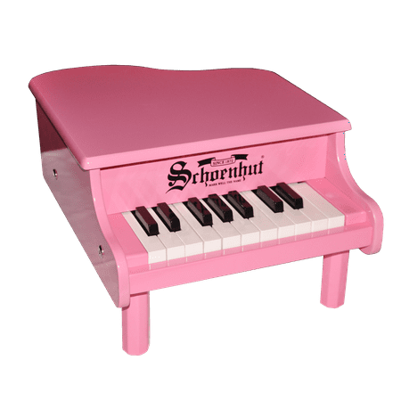 Schoenhut Acoustic 18 Key Mini Grand Piano, Pink