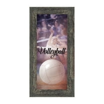Volleyball Picture Frame; Bump, Set, Spike; Sports Themed Wall Art, 6x12 7411