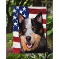 thumbnail image 3 of Australian Stumpy Tail Cattle Dog American Flag Garden Flag, 3 of 3