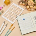 thumbnail image 5 of 2pcs Rectangle Swatching Template Stencil Acrylic Drawing Stencils Paint Stencils for Fabric Walls Crafts Arts Paper Home Decoration 8.26x5.7 Inch, 5 of 9