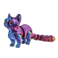 thumbnail image 7 of Dserhfy 3D Printed Cat Ornament Articulated Cat Figurine with Flexible Limbs And Tail Desktop Pet Cat Fidget Toy for Adults Kids Home Office, 7 of 7