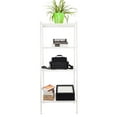 thumbnail image 2 of KAAYEE 4-Tier Metal Ladder Shelf,59" Freestanding Open Bookshelf,Storage Shelf for Bathroom,White, 2 of 7