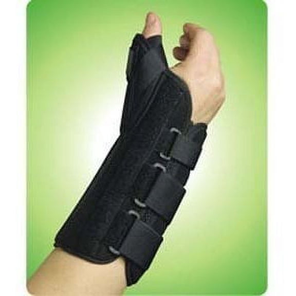Ultra Fit Wrist Brace With Thumb Abduction Left Hand, Extra Large, Black
