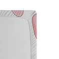 thumbnail image 3 of Ambesonne Cartoon Fitted Sheet, Rabbits Wedding, Twin XL Size, Pale Pink and Grey, 3 of 3