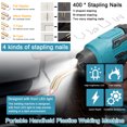 thumbnail image 2 of Yeacher Portable Handheld Plastics Welding Machine Car Panel Crack Repairs Kit Thermal Cutting Hot Stapler, 2 of 7