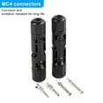 thumbnail image 2 of Matsuzay Conector solar Cables profesionales Adaptador de panel fotovoltaico Conector de cable ligero 30A Conectores PV con llave Accesorios para electrodomésticos Tipo 2 Matsuzay HA070971-02, 2 of 6
