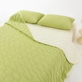 thumbnail image 4 of Qocolhg Summer Cooler Quilt, Washable & Lightweight Summer Comforter Cooling Blanket for All Season Use, Machine Washable, Bedding Soft Coverlet Conditioned Quilts for Kids, 39x59 inch, Yellow, 4 of 8
