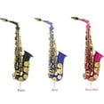 thumbnail image 4 of Saxofón Latón grabado Eb E-Flat Saxofón alto Sax Botones de concha de abulón Instrumento de viento con estuche Guantes Paño de limpieza Cepillo de cinturón TOMSHOO Saxofón, 4 of 6