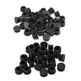 thumbnail image 1 of 80Pcs Black Plastic Round Table Chair Leg Tube Pipe Insert End Cap, 50 Pcs 22Mm Dia & 30 Pcs 19Mm Dia, 1 of 7