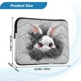 thumbnail image 3 of RMDQTR 13in Laptop Bag Briefcases Computer Inner Bags Computer Bags Laptop Sleeves Work Travel School Bag Red-eyed Rabbit Pattern, 3 of 8