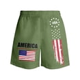 thumbnail image 5 of Boys Beach Shorts Independence Day Holiday Red White Blue Print Kids Swim Trunks Casual Summer Wear Clothes, 5 of 5