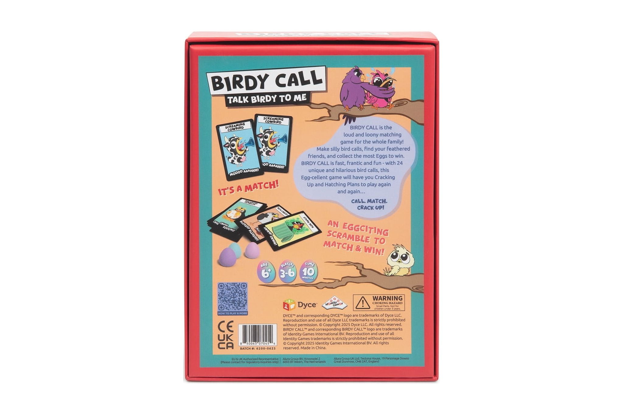 BIRDY CALL Family Party Game - The Hilarious, Loud & Loony Bird Matching Egg Collecting Card Game for Kids, Families & Friends - Christmas White Elephant Gifts, Stocking Stuffers + Board Games Night
