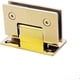 thumbnail image 4 of Bisagras para puerta de vidrio, accesorios para cuarto de ducha, bisagra para puerta de vidrio de 90 grados, para Clip de baño de acero inoxidable (cromo dorado), 4 of 5