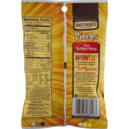 Snyder's Of Hanover Pretzel Pieces Hot Buffalo Wing