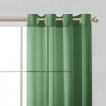 thumbnail image 3 of Dainty Home Malibu Textured Semi-Sheer Linen Look Grommet Top Curtain Set Of 4, 54" x 84" each (Covers Two Windows), 3 of 10