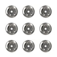 thumbnail image 2 of 50pcs Tambourine Bell Ring Jingle Bell Stainless Steel for Handbell Tambourine Church Tambourines, 2 of 7
