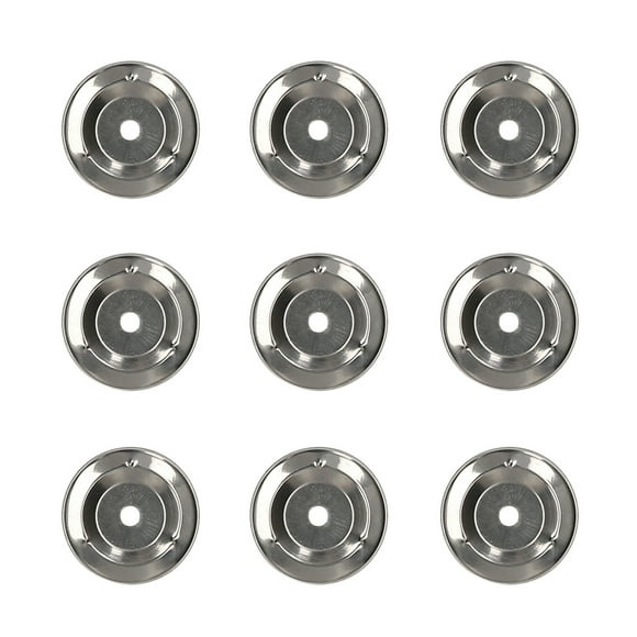 Yeacher 50pcs Tambourine Bell Ring Jingle Bell Stainless Steel for Handbell Tambourine Church Tambourines