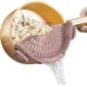 thumbnail image 1 of Colador de silicona con clip para todas las ollas y sartenes, colador de pasta, colador de alimentos con clip para carne, verduras y frutas, colador de cocina de silicona (rosa almendra), 1 of 6