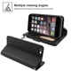 thumbnail image 5 of Funda tipo cartera para iPhone 6 Plus y 6s Plus con cordón y tarjetero de piel sintética, 5 of 5