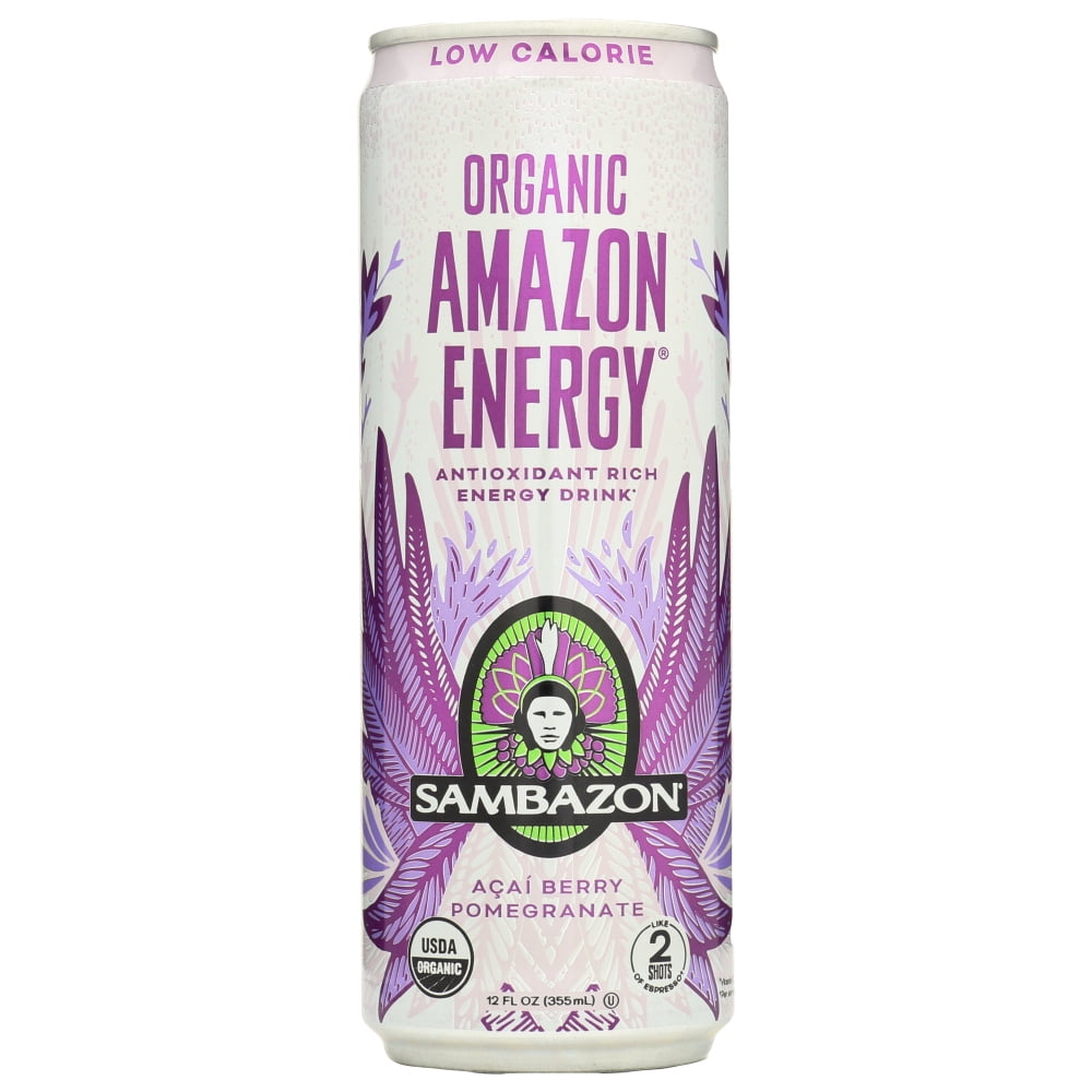 Sambazon Organic Amazon Energy Drink Low Calorie, 12 Fl Oz Walmart